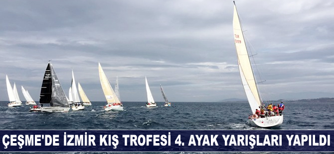 Çeşme'de İzmir Kış Trofesi 4. Ayak Yarışları yapıldı