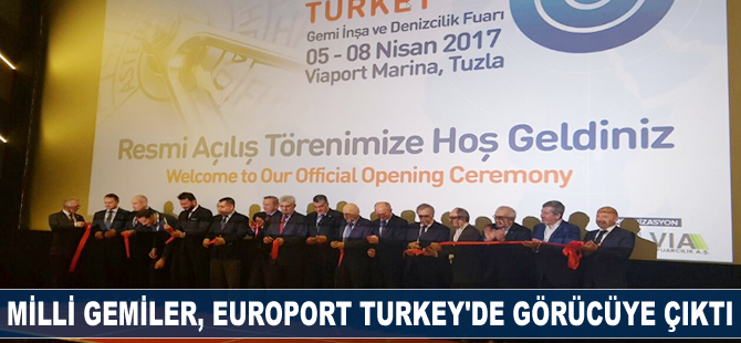 Milli Gemiler, Europort Turkey'de 35 ülkenin temsilcileri için vitrine çıktı