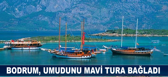 Bodrum, umudunu mavi tura bağladı