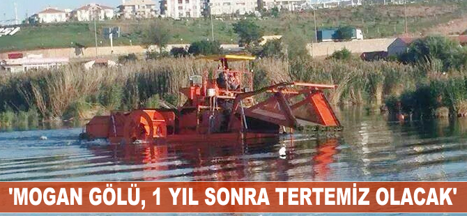 'Mogan Gölü, 1 yıl sonra tertemiz olacak'