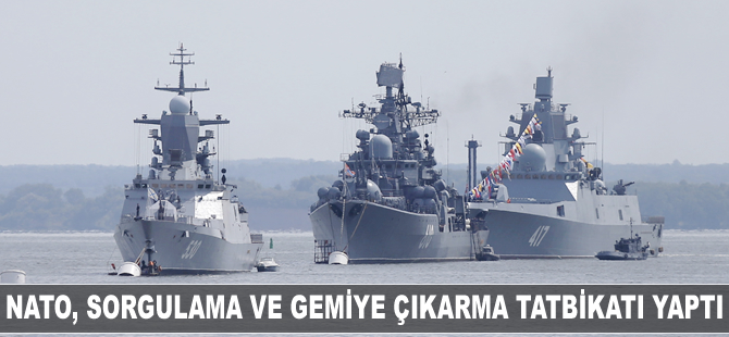 NATO Deniz Muhafızı Harekatı kapsamında çıkma görevi yapıldı