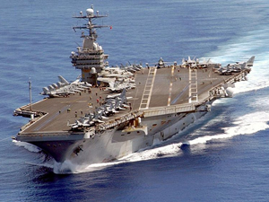 USS Carl Vinson ve hücum filosu Kore Yarımadası'na doğru yola çıktı