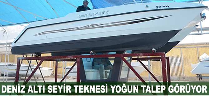 Özel tasarım deniz altı seyir teknesi yoğun talep görüyor