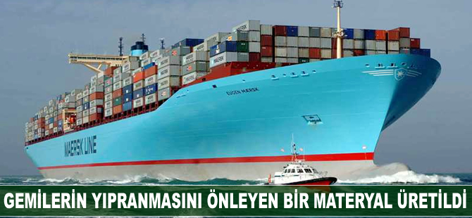 Gemilerin yıpranmasını önleyen bir materyal üretildi