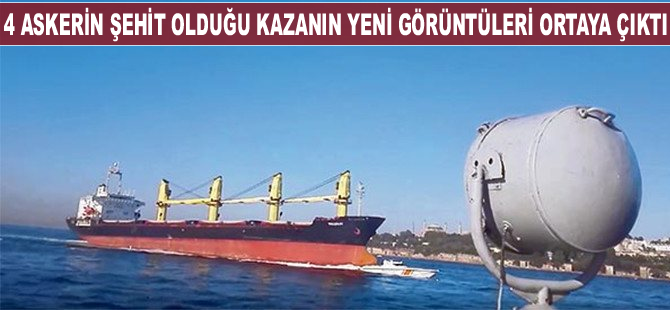 M/V Tolunay ve TCSG botunun çatıştığı kazanın yeni görüntüleri ortaya çıktı