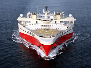 Ramform Hyperion isimli gemi Japonya'dan Güney Kıbrıs'a petrol aramak için geliyor