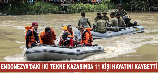 Endonezya’da 2 ayrı tekne kazasında 11 kişi hayatını kaybetti