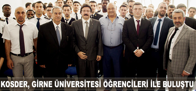 KOSDER, Girne Üniversitesi'nde denizci öğrenciler ile bir araya geldi