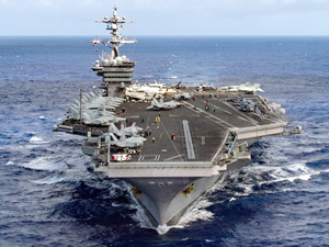 ABD'nin uçak gemisi USS Carl Vinson batı pasifik'e yöneldi