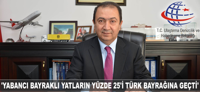 'Yabancı bayraklı yatların yüzde 25'i Türk bayrağına geçti'
