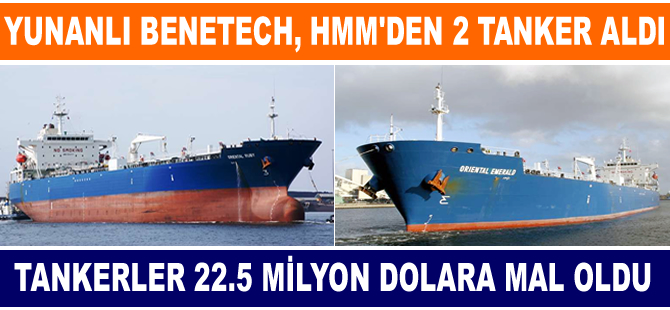 Benetech Shipping, HMM'den iki adet tanker satın aldı