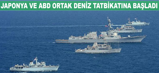 Japonya ve ABD, Batı Pasifik'te ortak deniz tatbikatına başladı