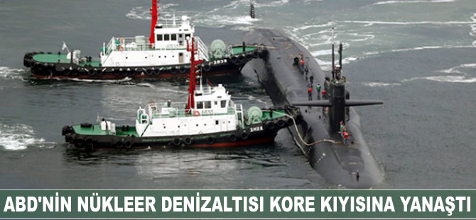 ABD'nin Nükleer Denizaltısı Kore kıyısına yanaştı