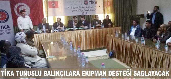 TİKA, Tunuslu balıkçılara ekipman desteği sağlayacak