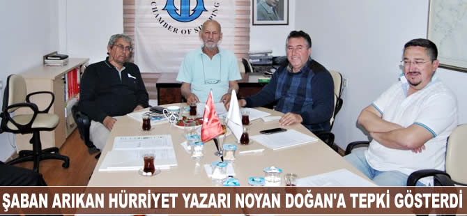 Şaban Arıkan, Hürriyet Yazarı Noyan Doğan'a tepki gösterdi