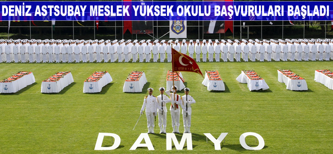 Deniz Astsubay Meslek Yüksek Okulu başvuruları başladı
