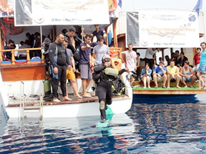 11. Uluslararası Kemer Paris 2 Batığı dalış etkinliği gerçekleştirildi