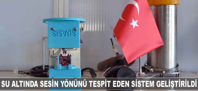 Su altında sesin yönünü tespit eden sistem geliştirildi