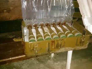 Batık Rus gemisinin mühimmatları kıyıya vurdu