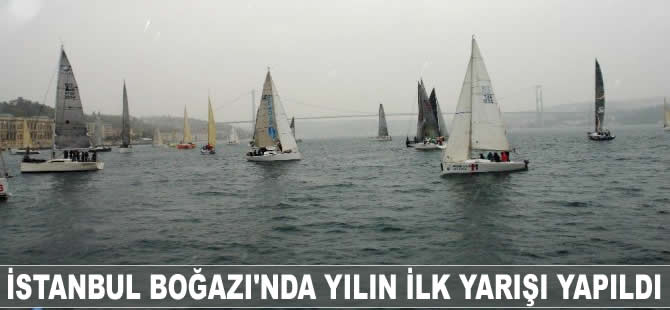 İstanbul Boğazı'nda yılın ilk yarışı "Huafon BAU Bosphorus Sailing Cup" yapıldı
