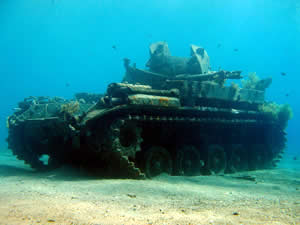 Askeri tank, dalış turizmine kazandırılacak