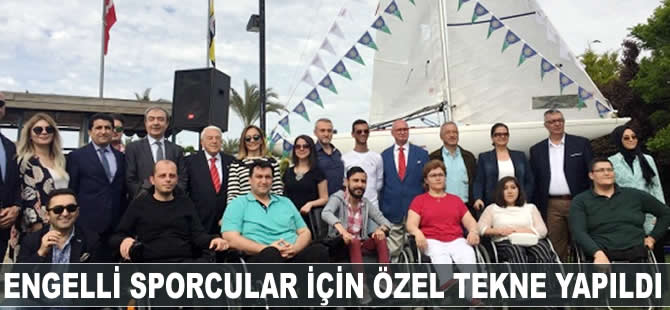 Engelli sporcular için özel tekne yapıldı