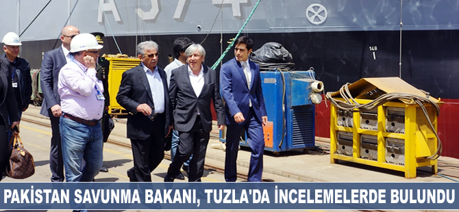 Pakistan Savunma ve Üretim Bakanı, Tuzla'da incelemelerde bulundu