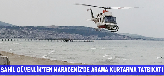 Sahil Güvenlik'ten Karadeniz'de 'Boğulma ve Kazalara Karşı' tatbikat