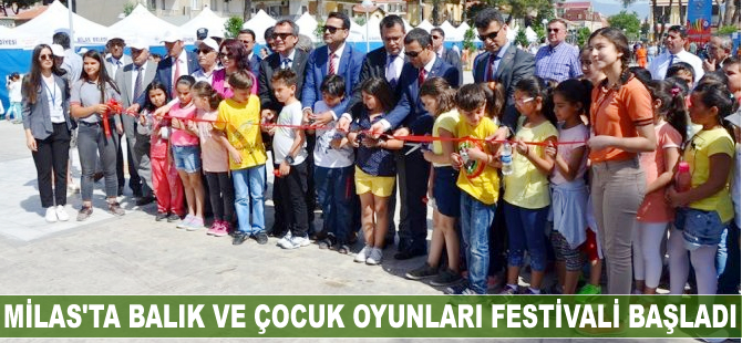 Milas’ta Balık ve Çocuk Oyunları Festivali başladı
