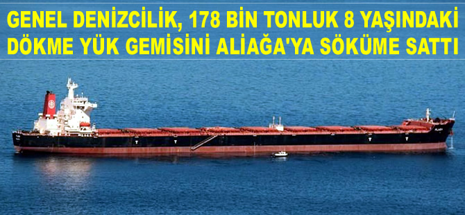 Genel Denizcilik, 8 yaşındaki M/V FLASH isimli dökme yük gemisini söküme sattı