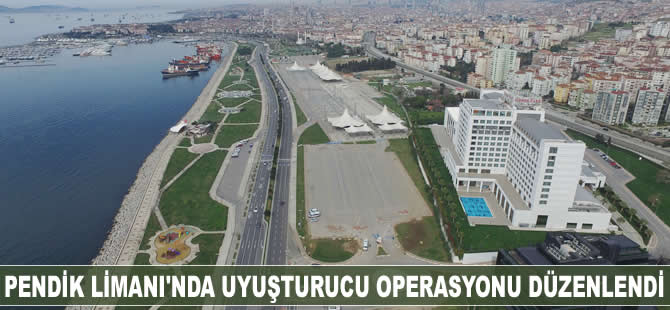 Pendik Limanı'nda uyuşturucu operasyonu düzenlendi