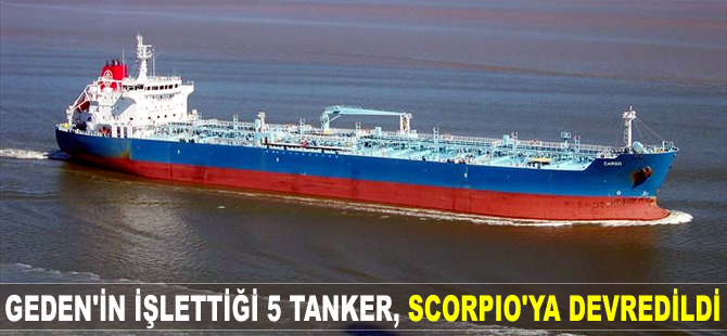Genel Denizcilik'in işletmesindeki 5 ürün tankeri, Scorpio Tankers'e devredildi