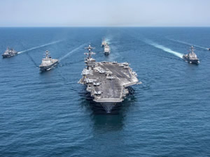 USS Ronald Reagan uçak gemisi Kore Yarımadası açıklarındaki tatbikata katılacak