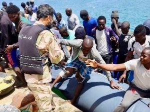 Libya'da 102 yasa dışı göçmen yakalandı