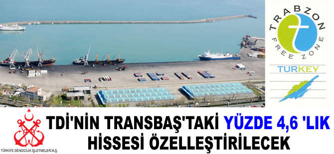 TDİ'nin TRANSBAŞ'taki yüzde 4,6'lık hissesi özelleştirilecek