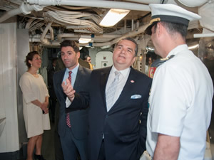 TCG Gökçeada fırkateyni Kazablanka Limanı'na demirledi