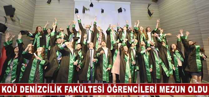 Kocaeli Üniversitesi Denizcilik Fakültesi öğrencileri mezun oldu
