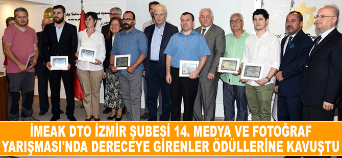 İMEAK DTO İzmir Şubesi 14. Medya Ödülleri sahiplerine kavuştu