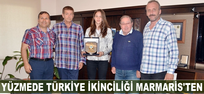 Yüzmede Türkiye ikinciliği Marmaris'ten