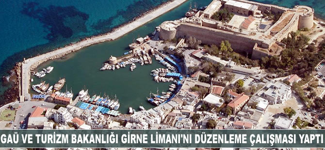 GAÜ ve Turizm Bakanlığı Girne Limanı'nı düzenleme çalışması yaptı