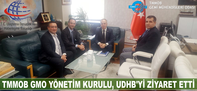 TMMOB GMO Yönetim Kurulu; Ulaştırma, Denizcilik ve Haberleşme Bakanlığı'nı ziyaret etti