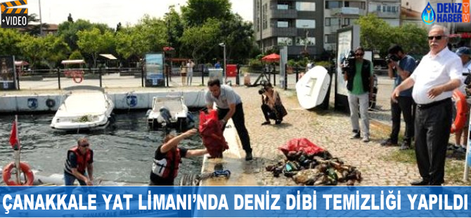 Çanakkale Yat Liman'nda temizlik yapıldı