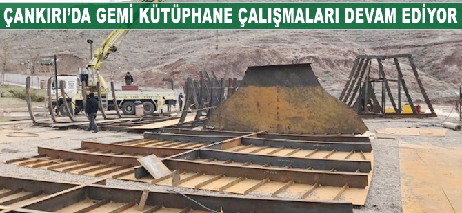 Gemi Kütüphane çalışmaları devam ediyor