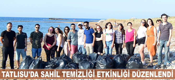 Tatlısu’da sahil temizliği etkinliği düzenlendi