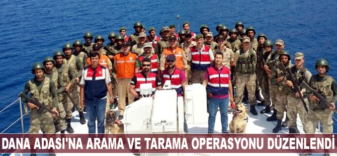 Sahil Güvenlik Akdeniz Bölge Komutanlığı, Dana Adası’na operasyon düzenledi
