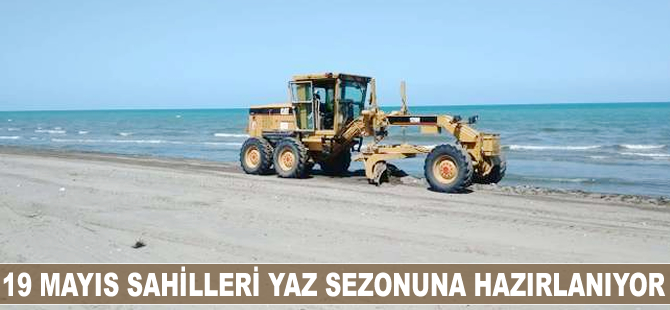 19 Mayıs Sahilleri yaz sezonuna hazırlanıyor
