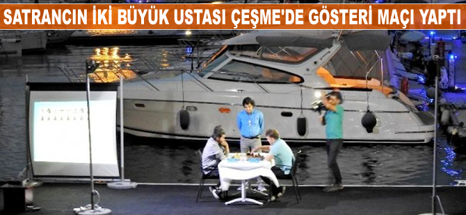 Satrancın iki büyük ustası deniz üstünde satranç oynadı