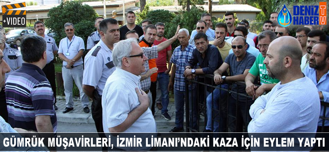 İzmir Limanı'ndaki kaza için eylem yaptılar