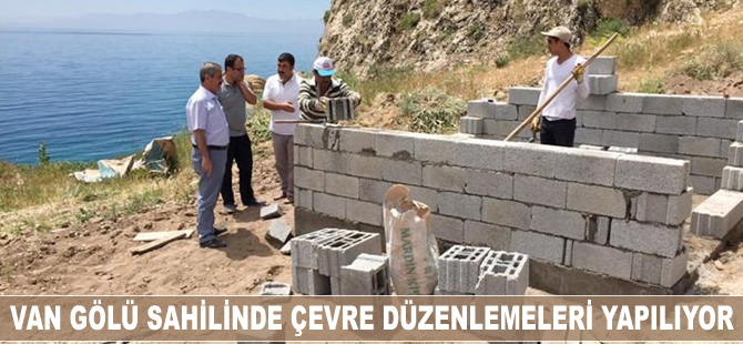 Van Gölü sahili 'Kıztaşı' bölgesi vatandaşlar için hazırlanıyor