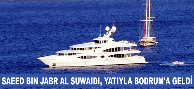 Arap milyarder yüzen sarayı ile Bodrum’a geldi